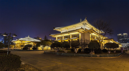 西安陜西歷史博物館夜景照明工程——2019神燈獎申報工程